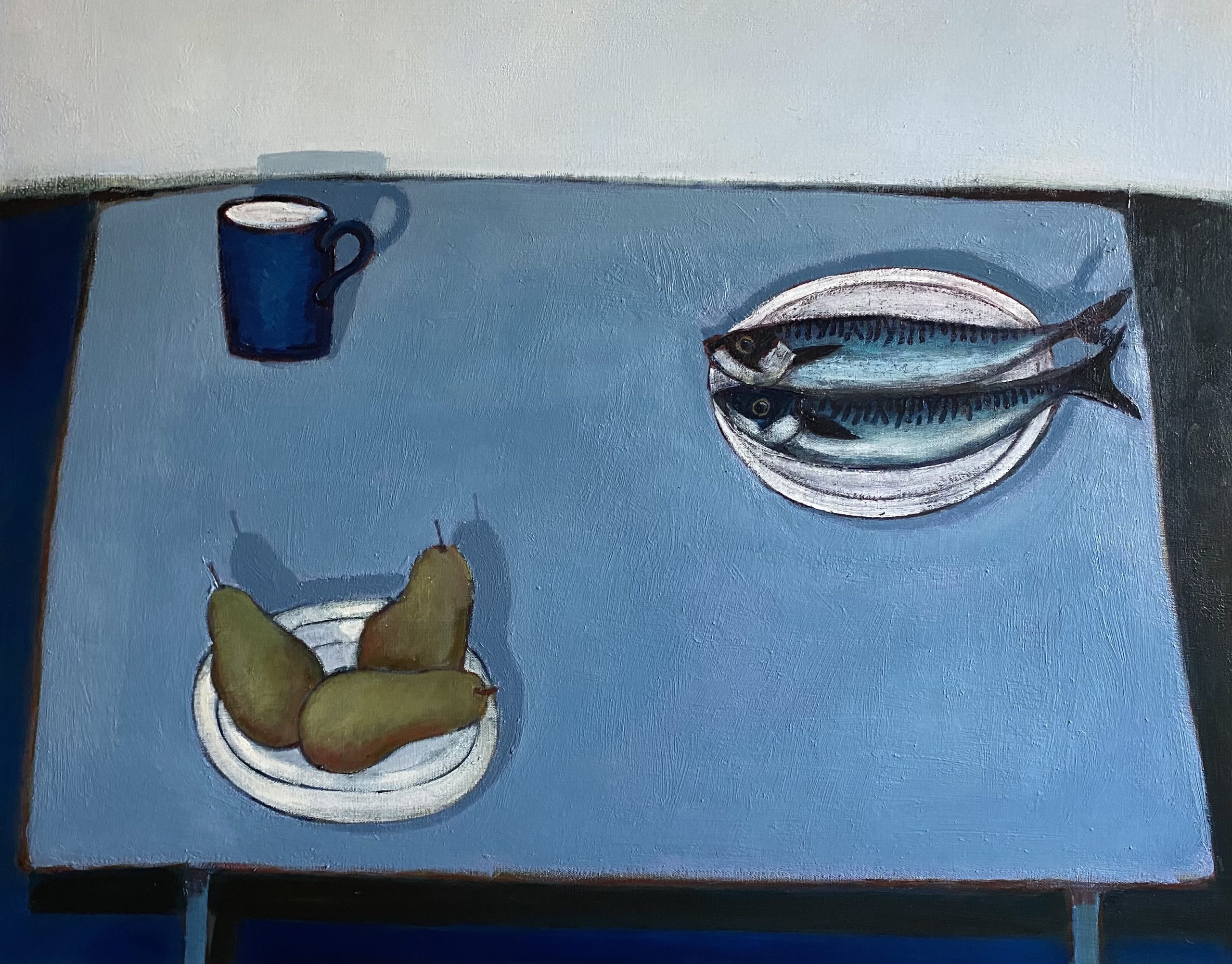 Still Life With Mackerel And Pears
