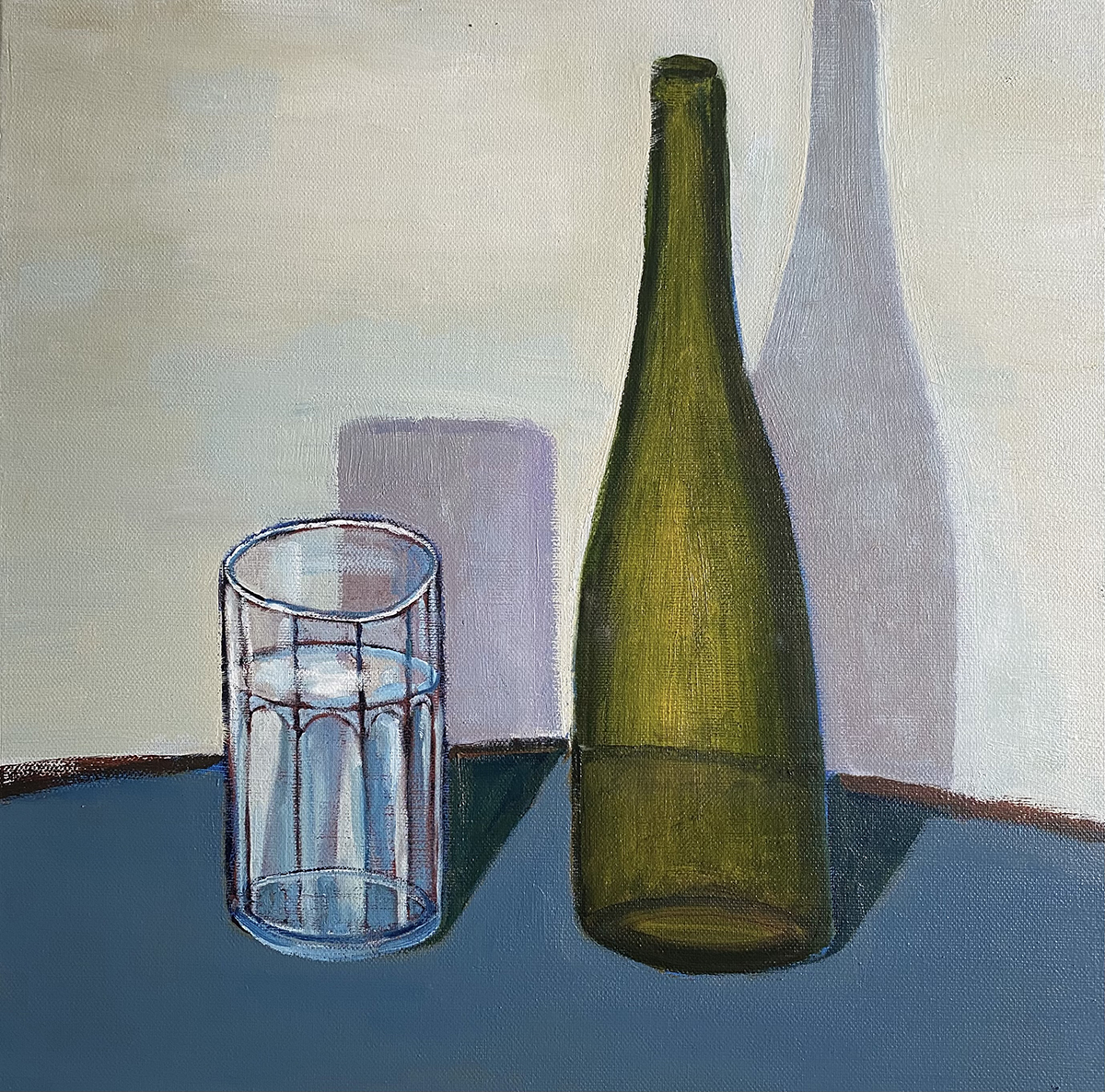 Still Life with Glass and Bottle