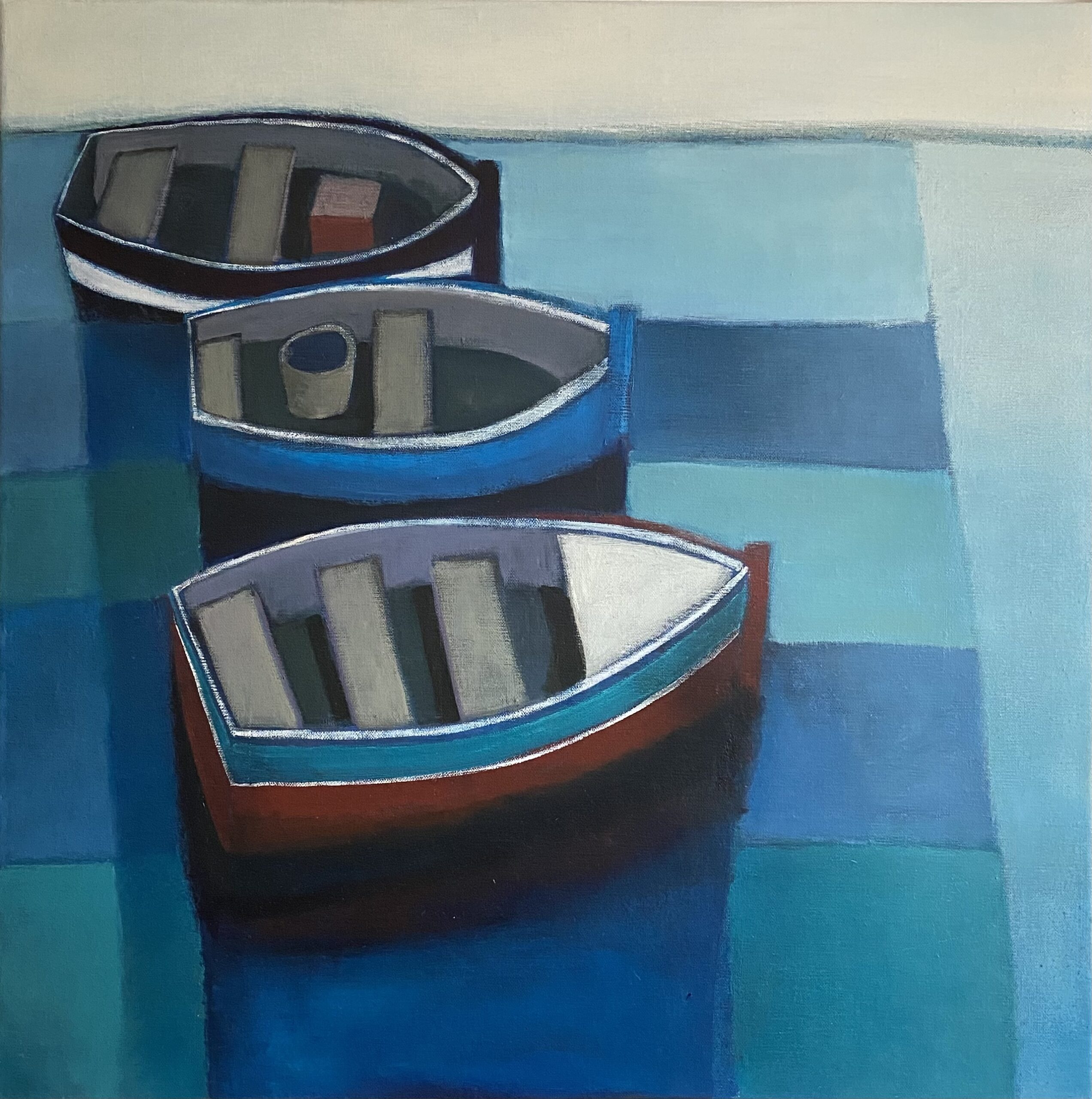 Three Boats in Harbour Shade