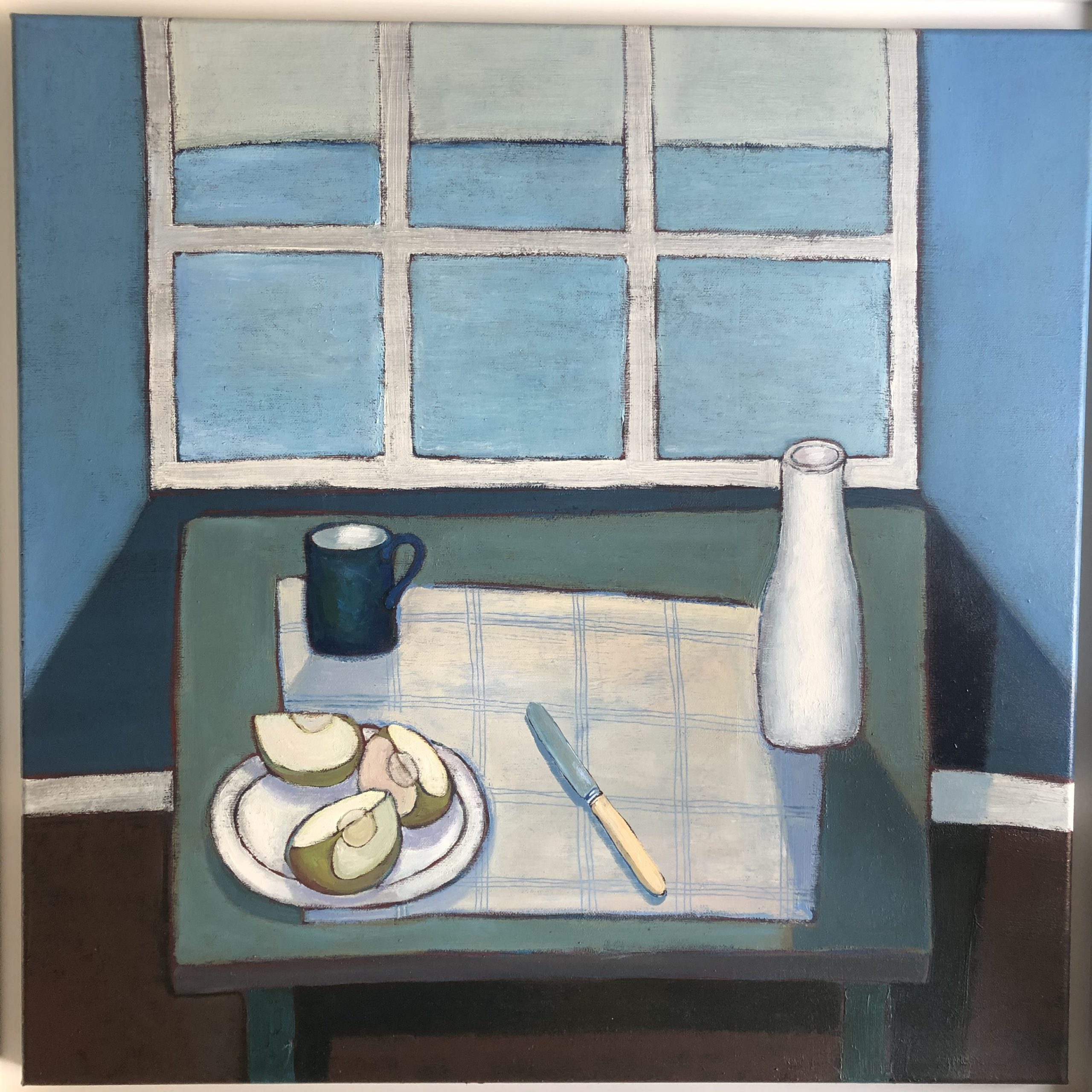 Sea View with Carafe and Apple