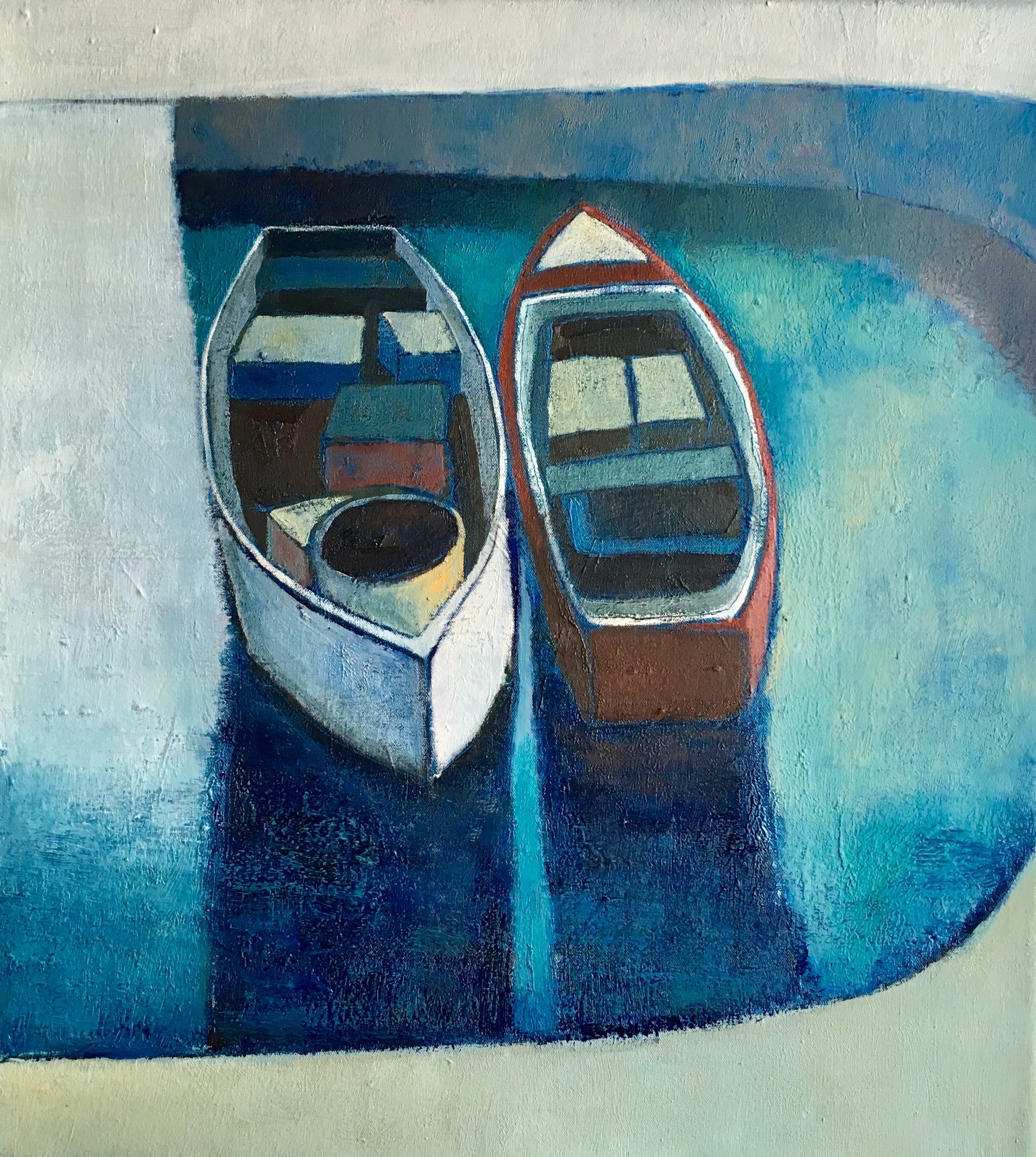 Two Boats In Harbour
